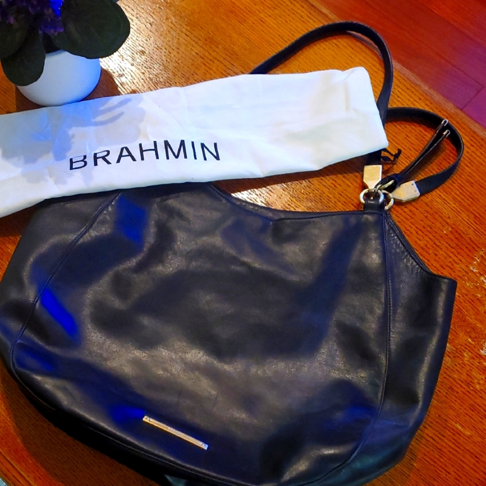 Brahmin Black Leather Women's Bag